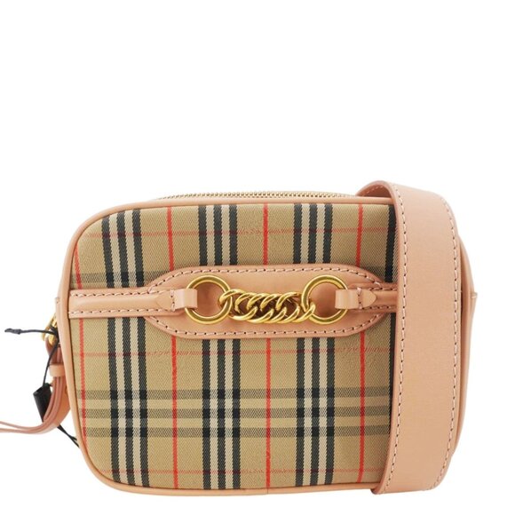 Burberry  1983 Knight Link Check Canvas Bumbag Beige - Picture 1 of 16